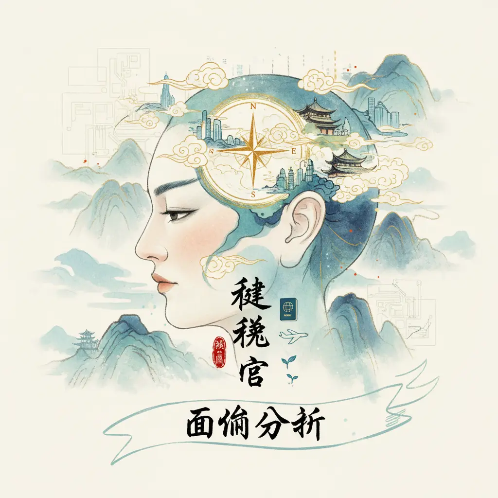 面相分析 - 遷移宮