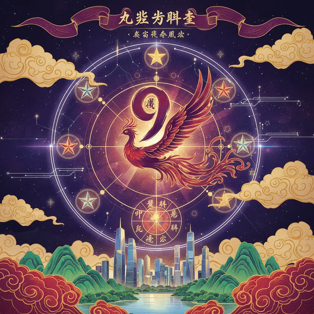 玄空飛星風水 - 九紫右弼星