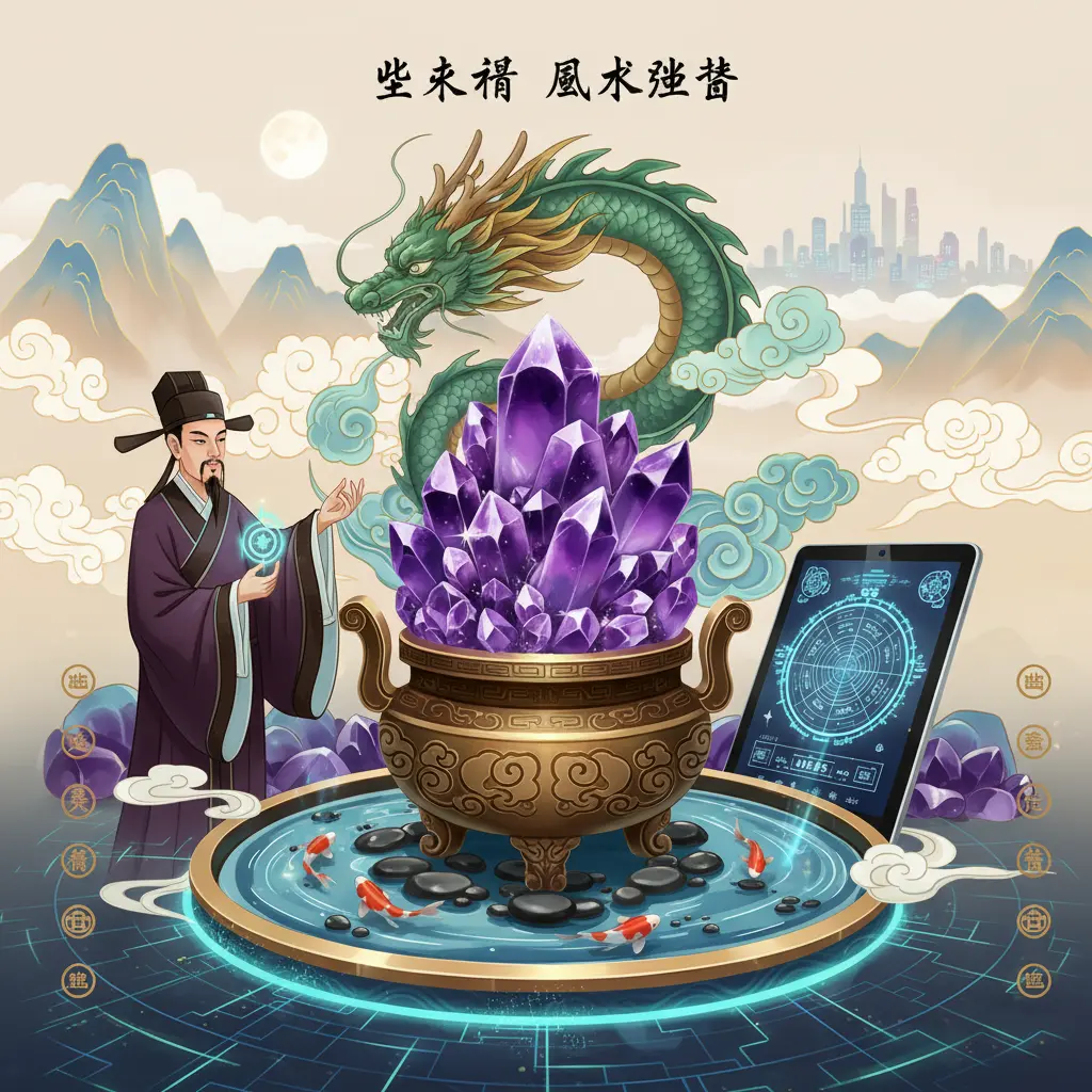 風水擺設 - 紫水晶