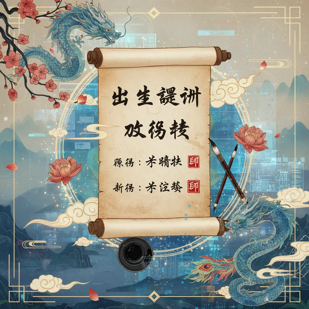 改名 - 出生證明