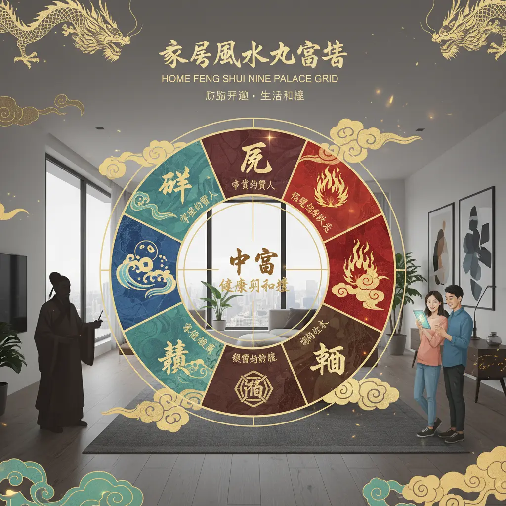家居風水 - 家居風水九宮格