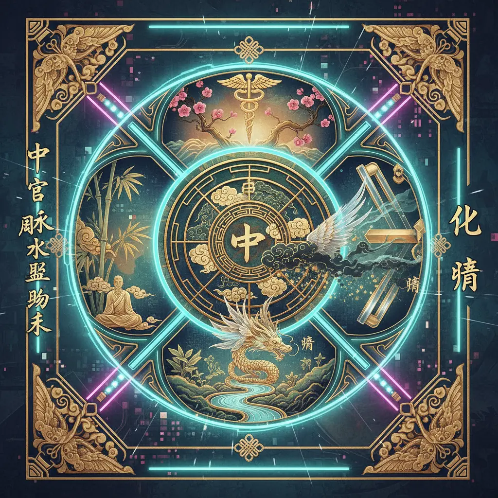 化病 - 中宮風水佈局法