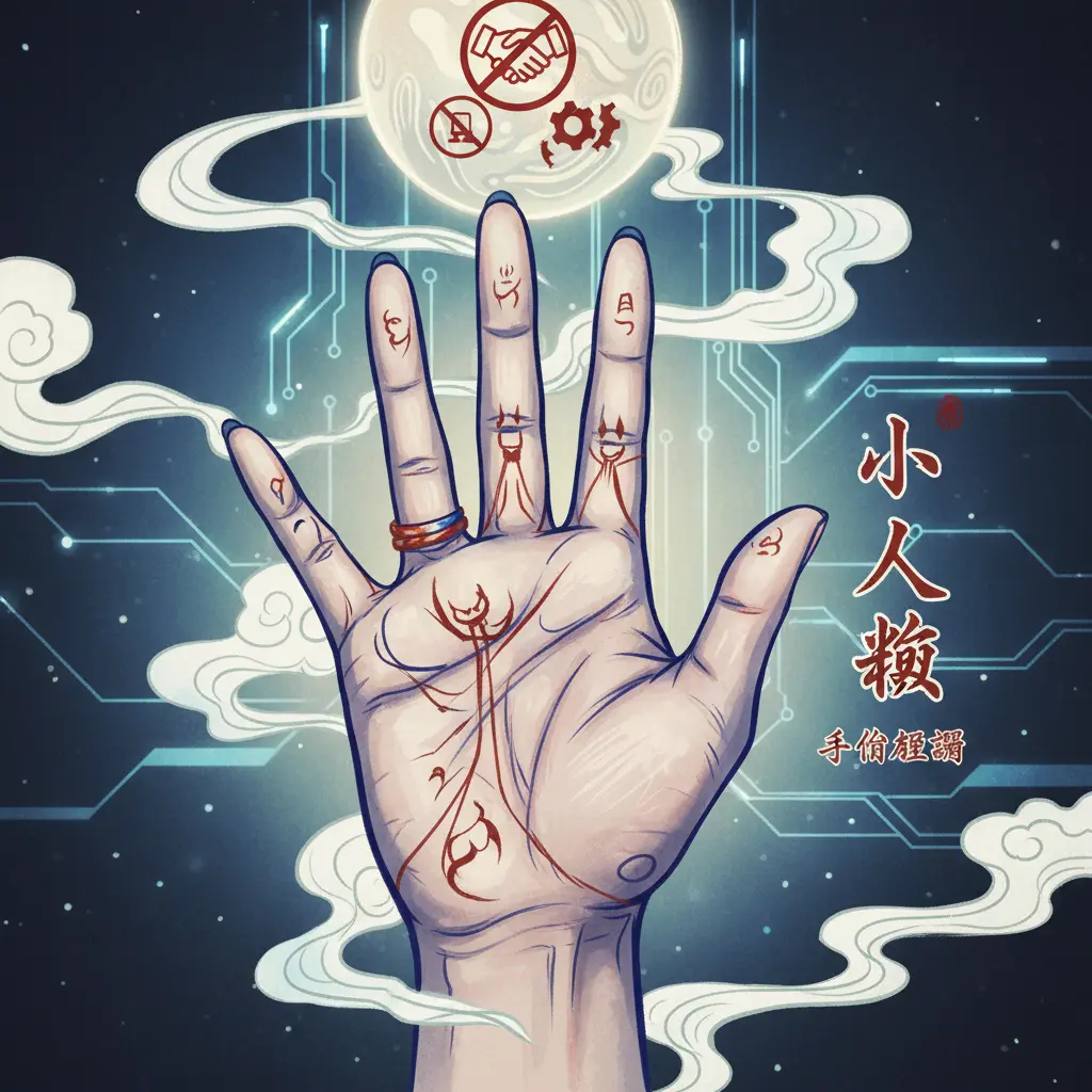 手相解讀 - 小人紋