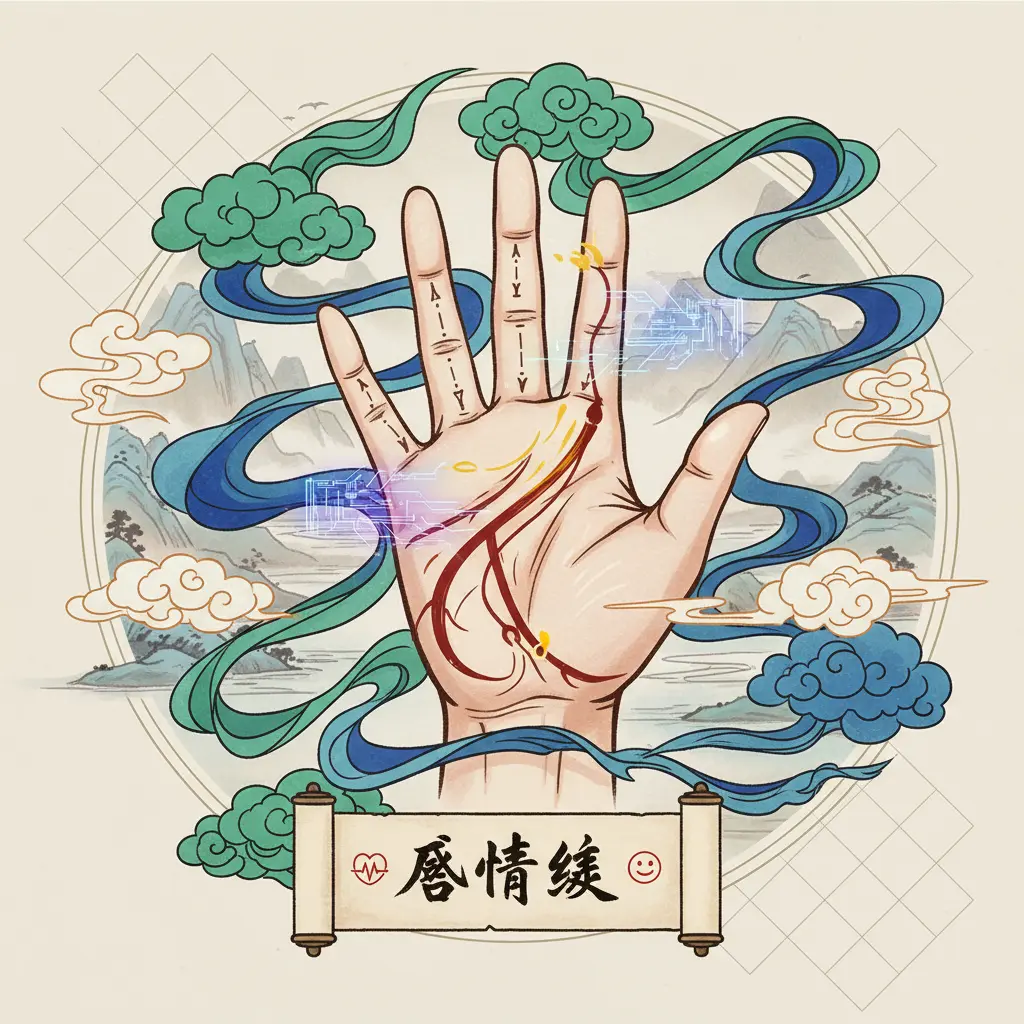 手相解讀 - 感情線