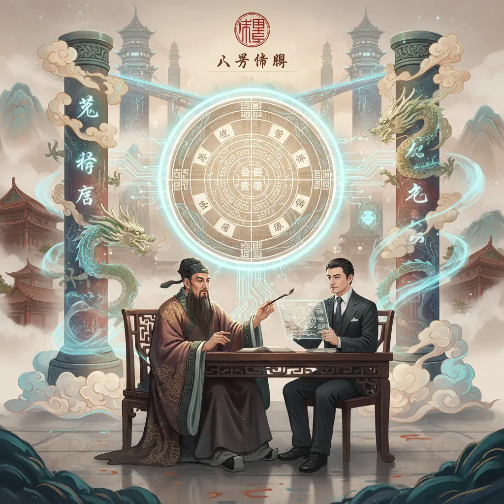 八字命盤 - 八字算命