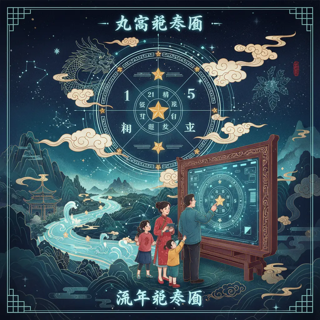 流年風水 - 九宮飛星圖