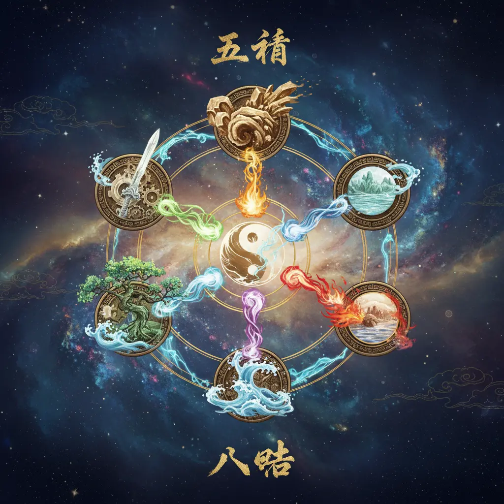八卦 - 五行