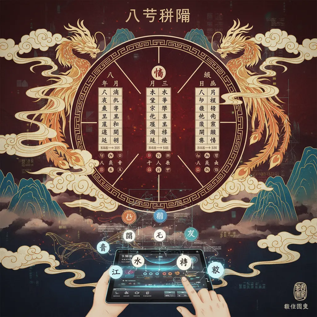 八字命理 - 八字排盤