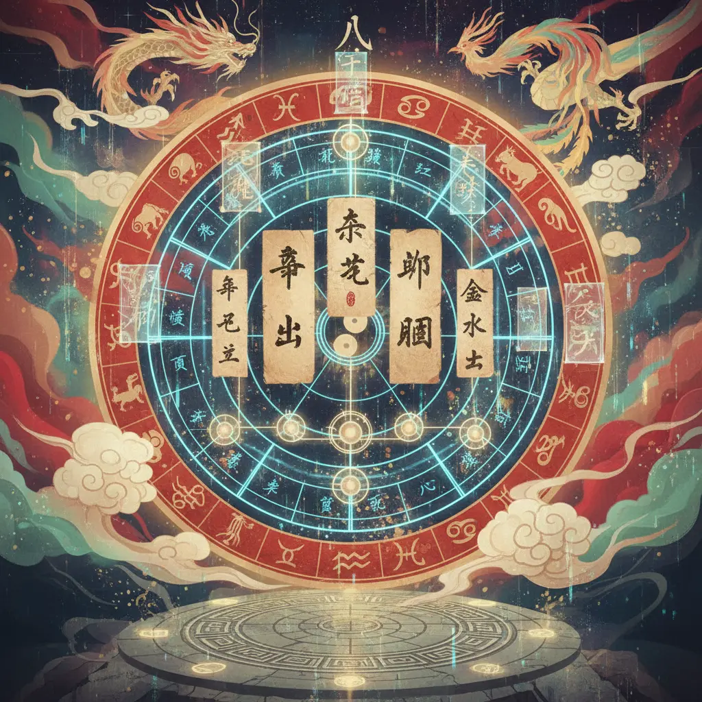 命盤 - 八字排盤