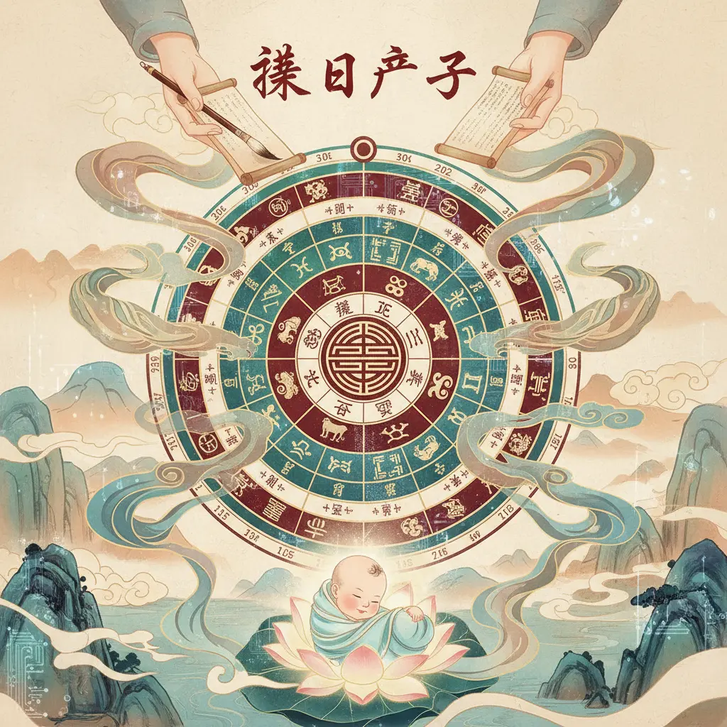 擇日產子 - 命盤
