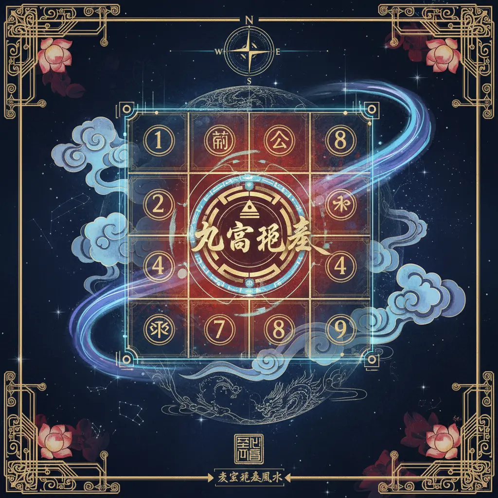 玄空飛星風水 - 九宮飛星