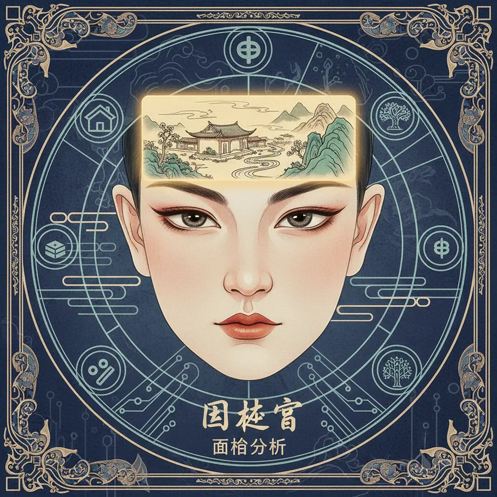 面相分析 - 田宅宮
