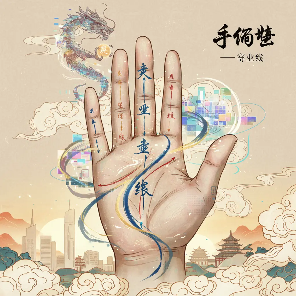 手相學 - 事業線