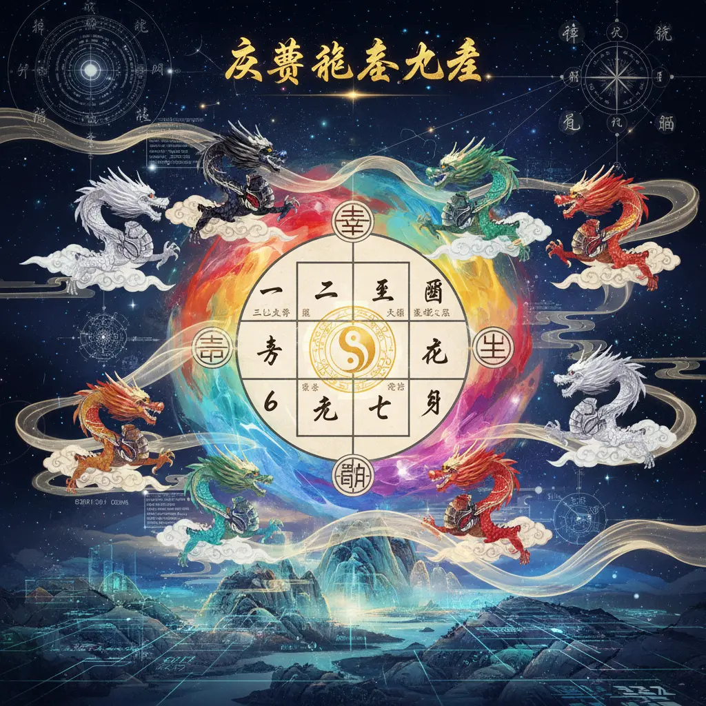 玄空飛星風水 - 洛書紫白九星