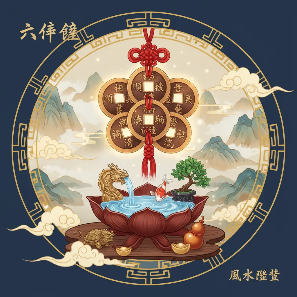 風水擺設 - 六帝錢