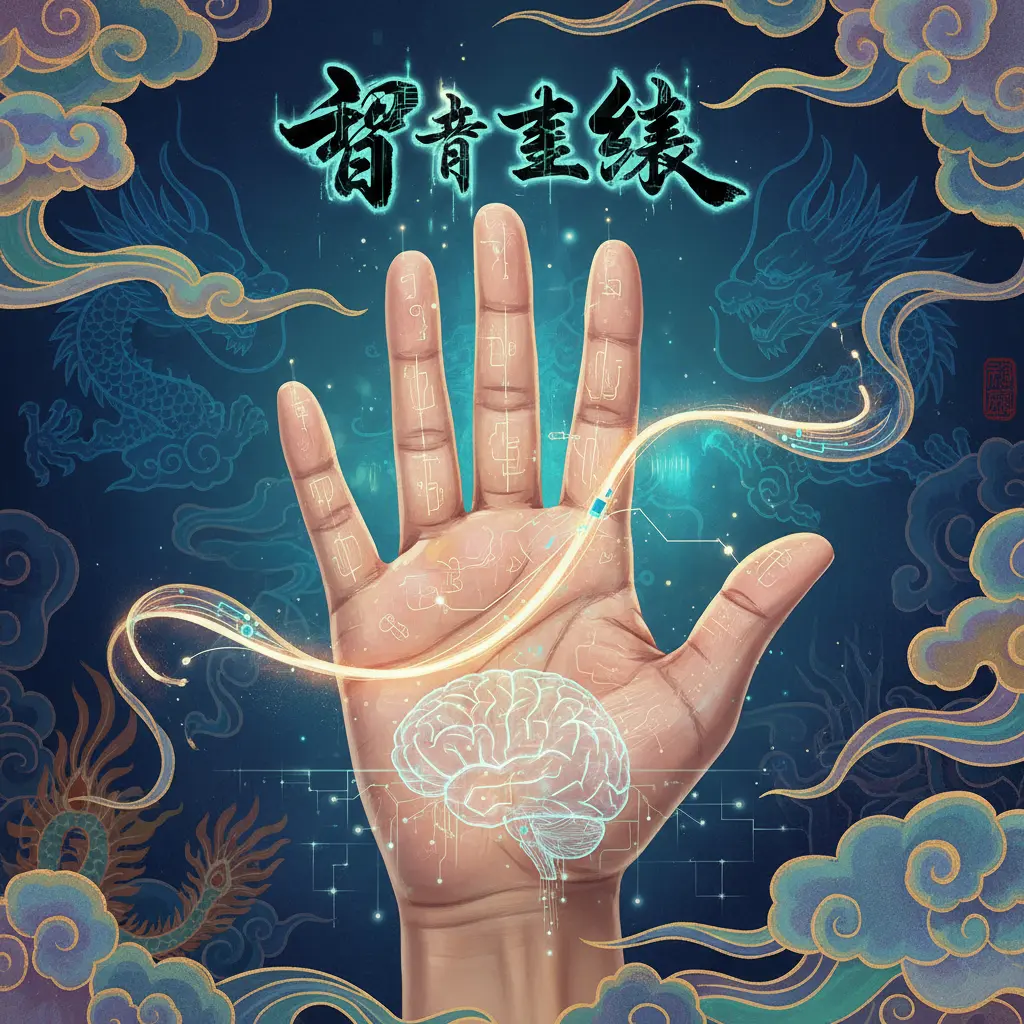 掌相 - 智慧線