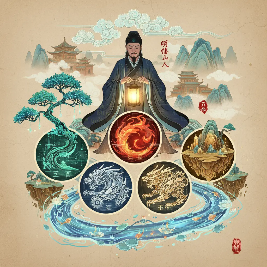 明燈山人 - 五行