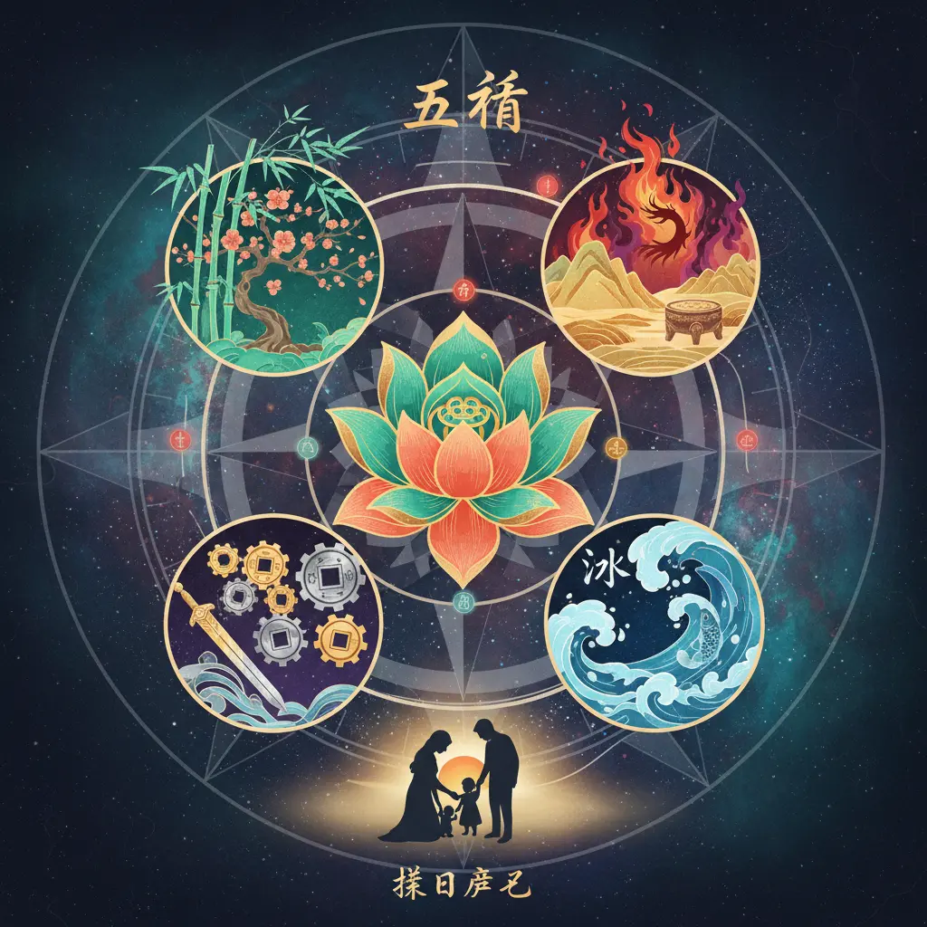 擇日產子 - 五行