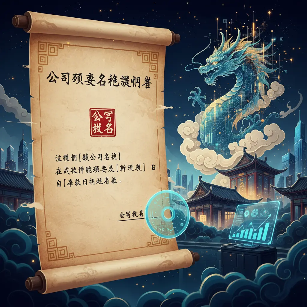 公司改名 - 公司更改名稱證明書