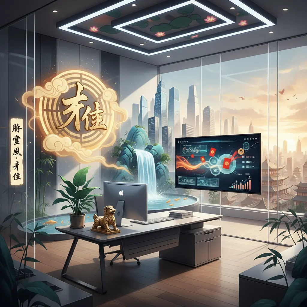 辦公室風水 - 財位