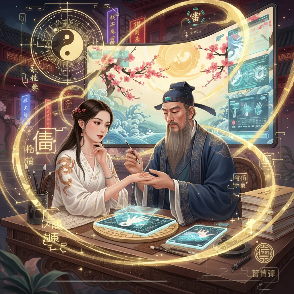 算命師傅 - 手相學