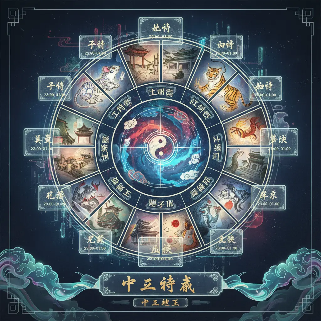 十二地支 - 十二時辰