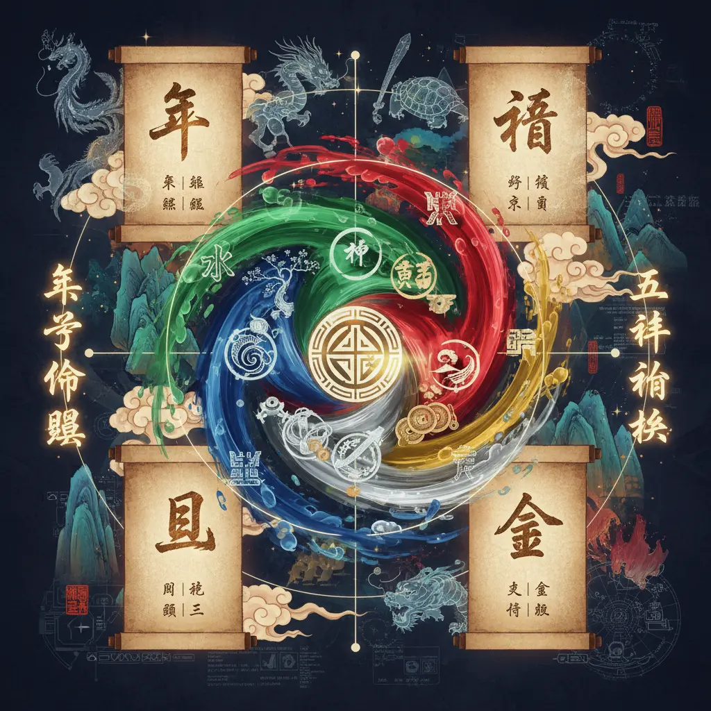 八字命盤 - 五行分析