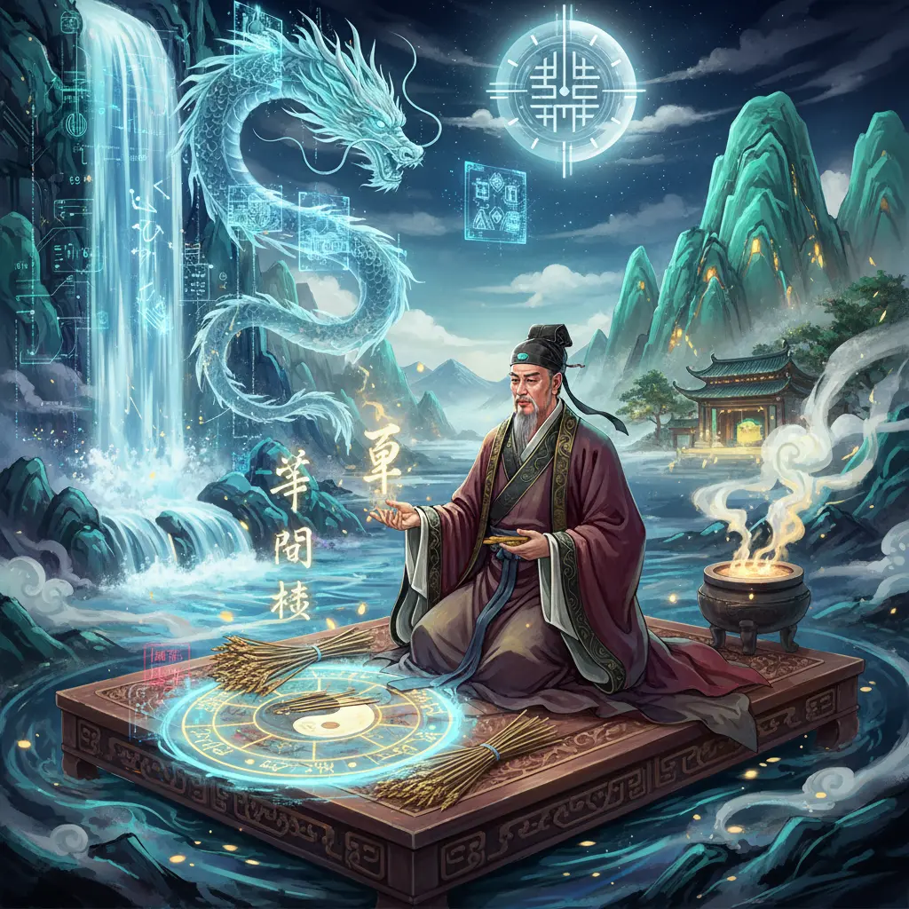 易經占卜 - 蓍草卜卦