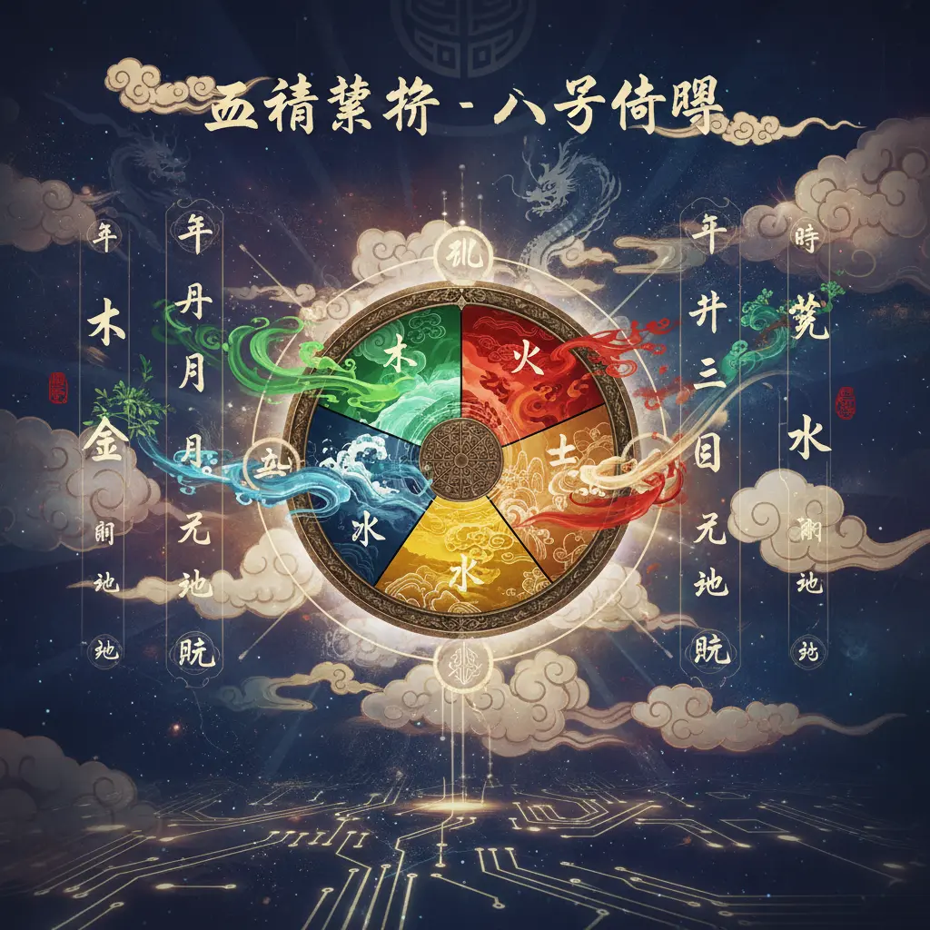 八字命盤 - 五行結構