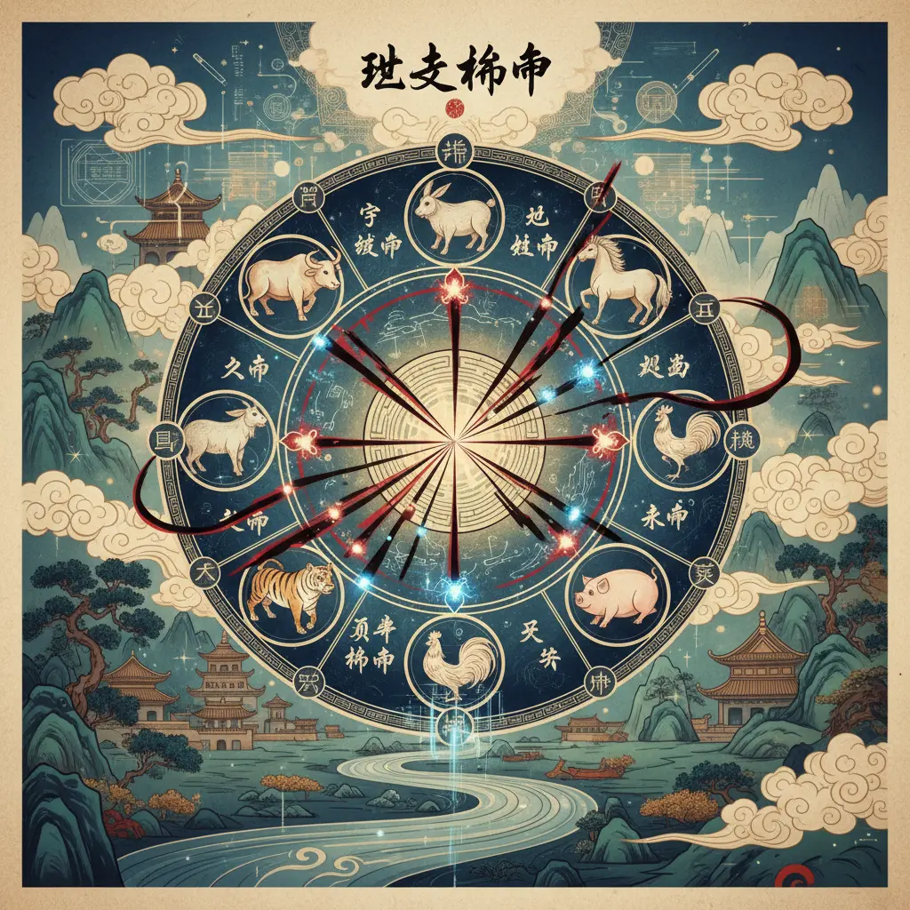 十二地支 - 地支相沖
